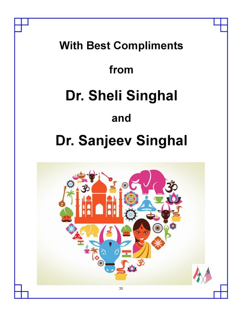 Dr. Sheli and Dr. Sanjeev Singhal