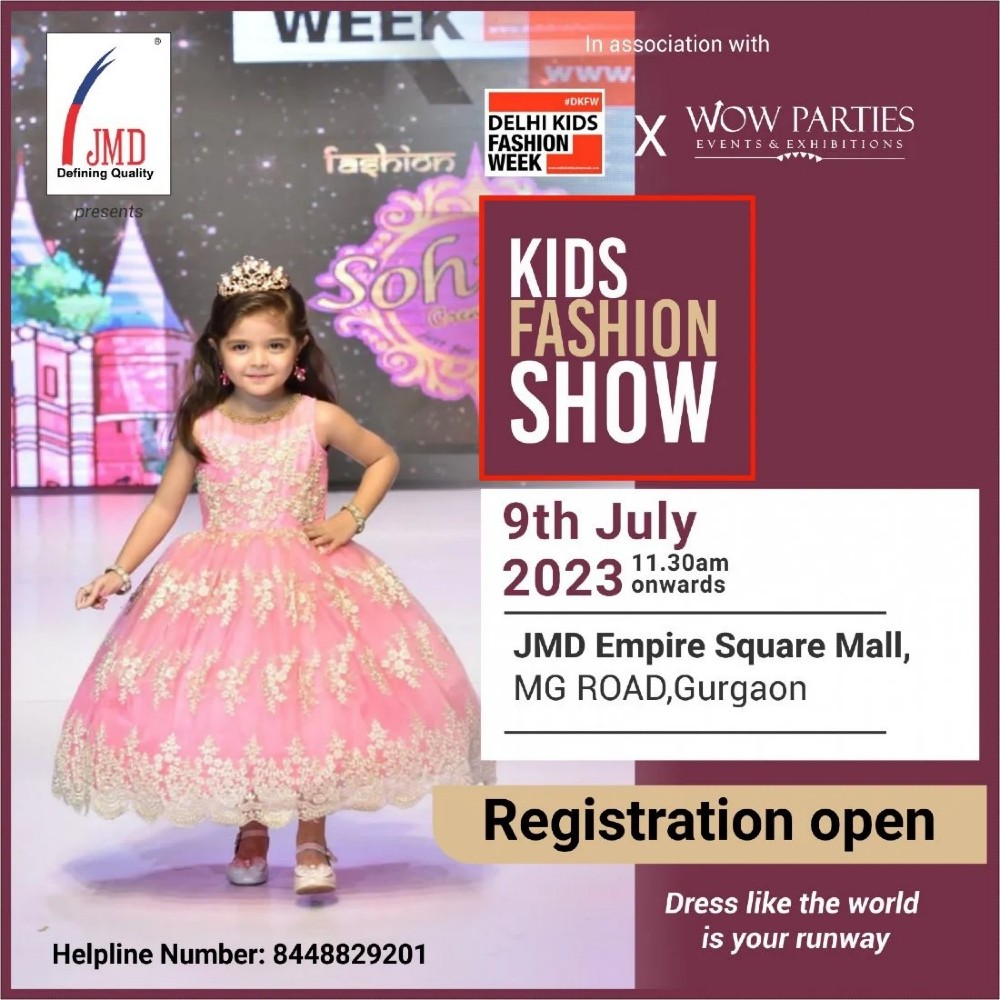 Kids Fashion Show – JMD MALL GURGAON ( Free Entry )